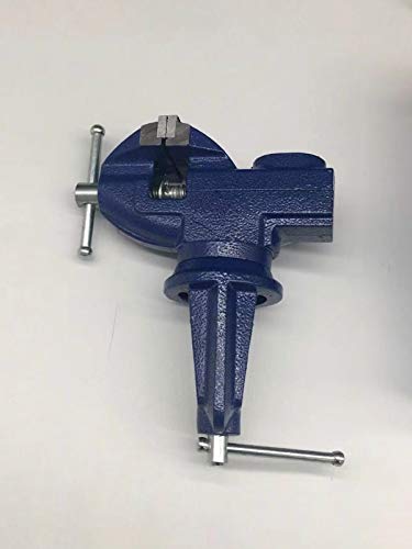 360° Rotating Bench Vise, 2.5'' Cast Iron Table Vise Clamp for Woodworking, Hobby, DIY Craft (Clamping Range: 0-2.5inch) - size: Clamping Range: 0-2.5inch (Cast Iron)