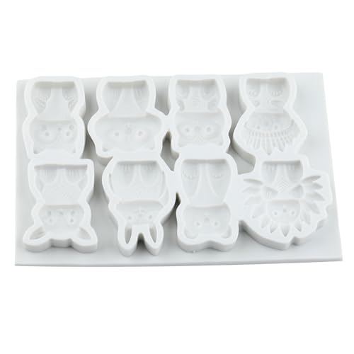 Animal Polymer Clay Mold Boho Tribal Animal Silicone Molds - color: Style C