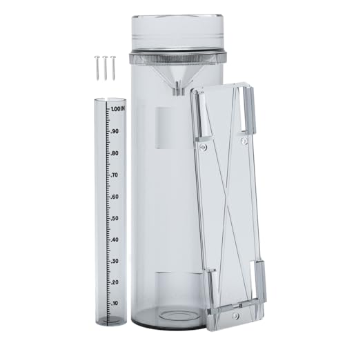 Rain Gauge Outdoor Rain Gauge Accurate to 0.01 Inches