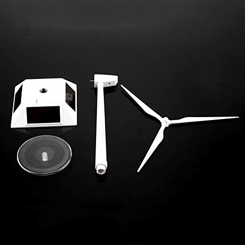 Solar Wind Toy Solar Powered Wind Mill ABS Plastic Mini Wind Turbines Home Decor Toy