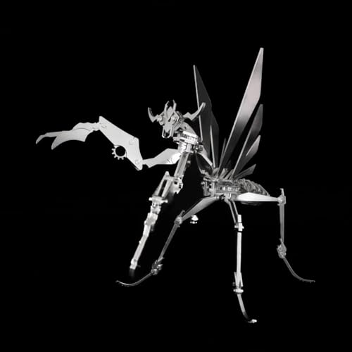 FILASLFT 3D Metal Puzzles for Adults,Mechanical Mantis 3D Puzzles - color: A3-spider King-silvery