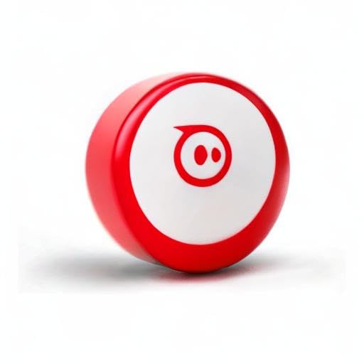 Sphero Mini (Red) - Coding Robot Ball - Educational Coding and Gaming for Kids and Teens - Bluetooth Connectivity - Interactive and Fun Learning Experience for Ages 8+ - color: Red