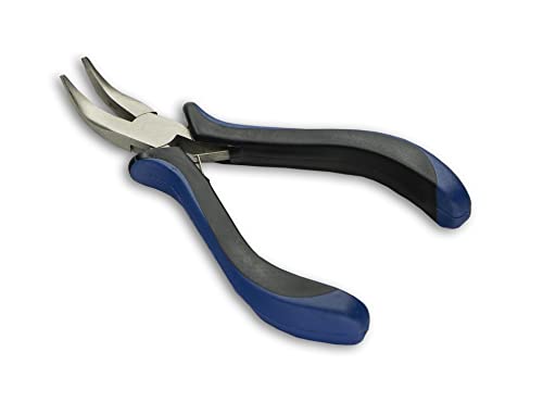 HURON Pliers, Springloaded Bent Nose (1/3/10/25/100 pc) (10pc) - style: Bent Nose