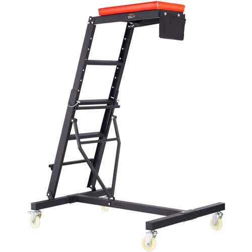 VEVOR Top Automotive Creeper, with Adjustable Height 49.6" to 75.6", 400 LBS Capacity High Creeper, 4 Swivel Caster Wheels, Heavy Duty Creeper for Auto Repair and Maintenance - size: 48-76 inch, style: I