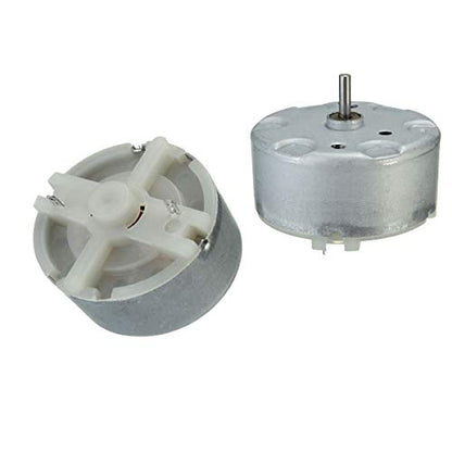 2PCS DC3.0V-12.0V Electric Micro Motor6V-3700RPM Toy Science Project 500TB-14415 Small dc Motor (14415) - size: 14415