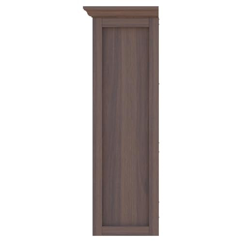 OSCHF 9-Cube Open Bookcase with Base, 3-Tier Wooden Bookshelf, Walnut - color: Walnut, size: 9-Cube