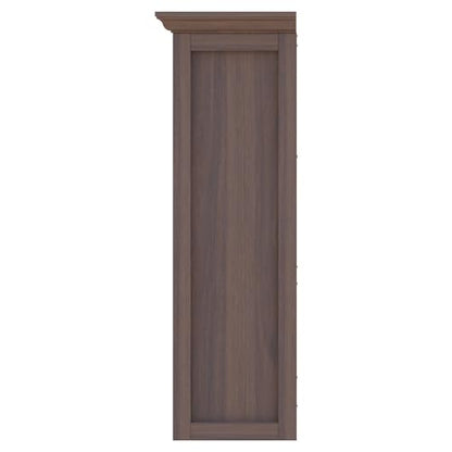 OSCHF 12-Cube Open Bookcase with Base, 3-Tier Wooden Bookshelf, Walnut - color: Walnut, size: 12-Cube
