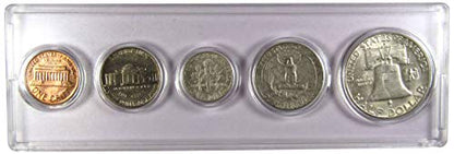 1962 Year Set 5 Coins in Circulated or Better Condition Gift Set