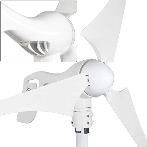 Wind Turbine Generator 12V 400W with a 30A Hybrid Charge Controller. As Solar and Wind Charge Controller which can Add Max 500W Solar Panel for 12V Battery.