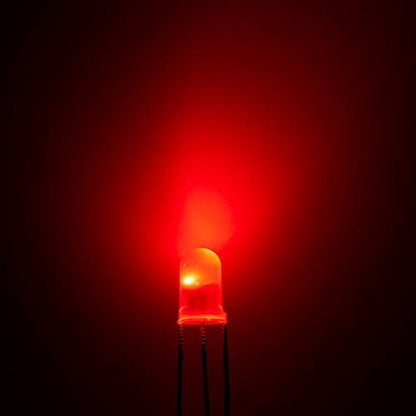 CHANZON 100 pcs 5mm Red & Green Diffused LED Diode Lights Common Anode - color: A) Red & Green (Ca) (100pcs)