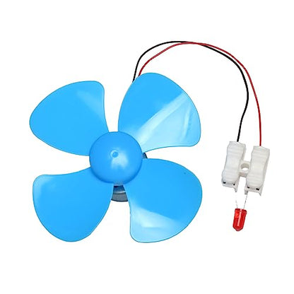 EUDAX DIY DC Power Micro Motor Wind Turbine Electricity Generator Blades Model - size: Small