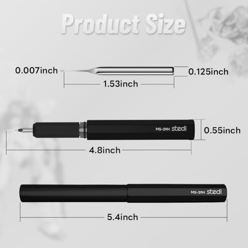 stedi Model Scriber 0.2mm Tungsten Steel Blade Panel Line Tool for Models - style: Black+0.2mm