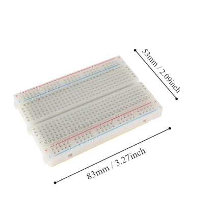 Breadboard Jumper Wires Kit Include 400 Tie Points Breadboards Male-Female 10CM 40Pin Jumper Wire - color: 400TieBreadboard-JpWe40Pin-male-fmla