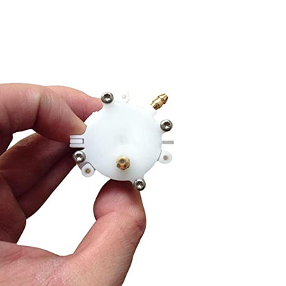 Micro 360 Water Pump Plastic Gear Mini Oil Pump with Copper Nozzle for RC Boat Hydraulic Model DIY Parts