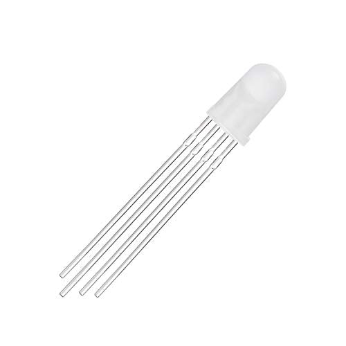 CHANZON 100 pcs 5mm RGB Multicolor Diffused LED Diode Lights Common Anode - color: L) Rgb (Common Anode) (100pcs)