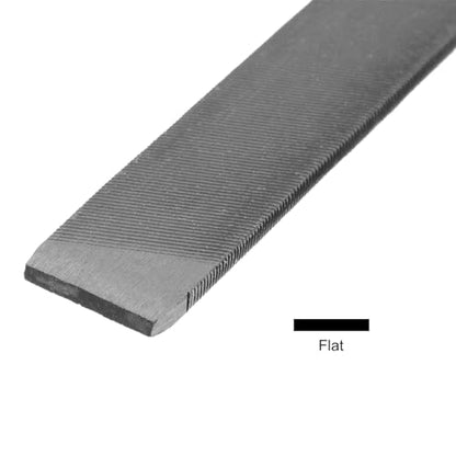 HARFINGTON Farmers Own Files 6 Inch High Carbon Steel Single Cut Flat Hand Rasp File for Deburring and Removing Material - size: 6 Inch