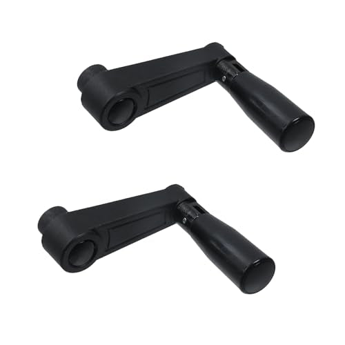 Foldable Crank Handle Swivel Rocker Handle for Industrial Equipment - style: HD-8mm/2 Pcs
