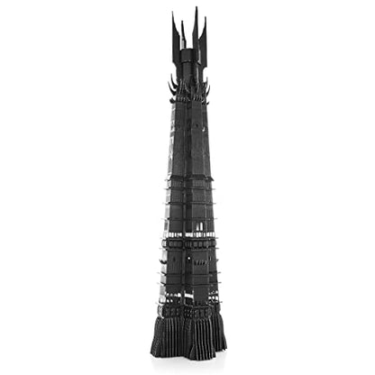 Metal Earth Premium Series Lord of The Rings Orthanc 3D Metal Model Kit Bundle with Tweezers Fascinations