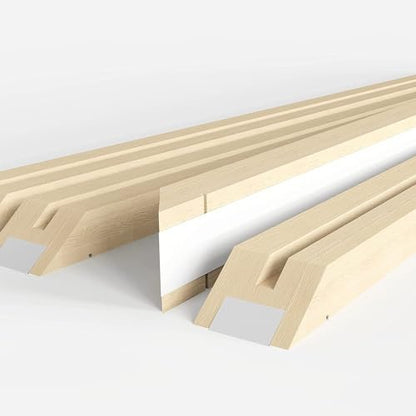 Texas Art DIY Wood Stretcher Bars for Canvas, Solid Wood Frame Kit, Easy to Assemble, Gallery Wrap for Oil Painting, Wall Posters, Customized Wooden Frame Kit for Diamond Painting, White, 10 x 18 - size: 10"x18"