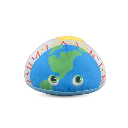 Thunderheads Greenhouse Effect Plush, Educational Earth Plushie with Fact Card, Soft Collectible STEM Tool for Environmental and Climate Science, Sustainable Weather Gift for Educators,& Scientists