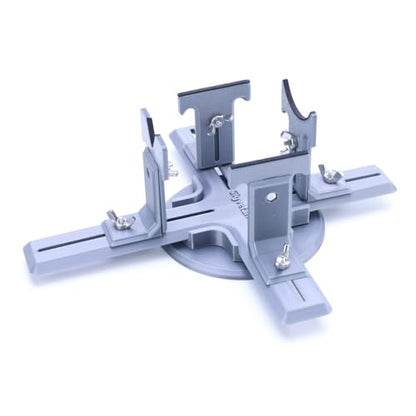 Stand for Model Airplanes for Display Making and Painting,Model Building Berth jig,Tray for Part of 1/72, 1/48(Grey+Swivel Base) - color: Grey+swivel Base