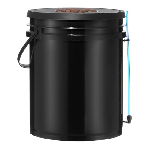 VEVOR DWC Hydroponic System, 5 Gallon 8 Buckets, Deep Water Culture Growing Bucket, Hydroponics Grow Kit with Pump, Air Stone and Water Level Device, for Indoor/Outdoor Leafy Vegetables - style: 8 Buckets