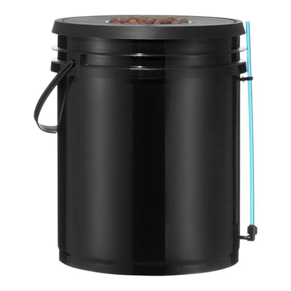 VEVOR DWC Hydroponic System, 5 Gallon 8 Buckets, Deep Water Culture Growing Bucket, Hydroponics Grow Kit with Pump, Air Stone and Water Level Device, for Indoor/Outdoor Leafy Vegetables - style: 8 Buckets