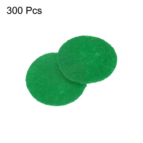 HARFINGTON 300pcs Round Felt Circles, 20mm 3/4" Pre Cut Felt Craft Pads Non-Woven Mini Felt Fabric Circles for DIY Sewing Handcraft Cut Projects Craft Finishing, Green - color: Green, size: 20mm