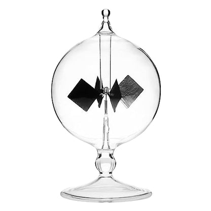iplusmile Solar Power Radiometers, Sun Light Energy Vanes Windmill Rotating Glass Crookes Educational Teaching Study Tool for Office, Home, School