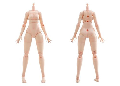 Aoshima Bunka Kyozai Aoshima Kemo Plastic No. KO-01R Human Parts Set [Color A] Non-Scale Approx. 5.3 inches (135 mm), ABS & PVC Color-Coded Plastic Model