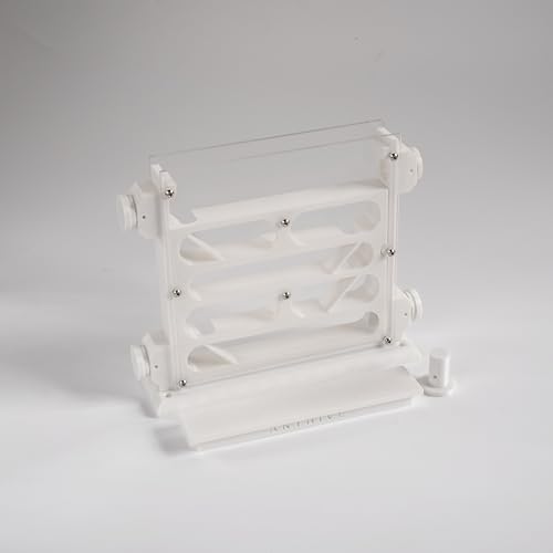 Ant Farm Observation Nest, White, Multi-Layer Educational Formicarium with 4 Extension Ports, Vertical Standing Design