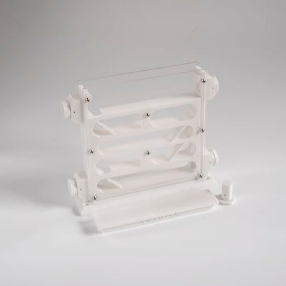 Ant Farm Observation Nest, White, Multi-Layer Educational Formicarium with 4 Extension Ports, Vertical Standing Design