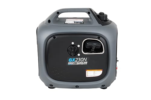 Pulsar 2,300W Portable Gas-Powered Quiet Inverter Generator for Home Emergency Backup, Parallel Capability, With USB Outlet, Long Run Time, GX230N - style: 2300 Watts + Gas Only + USB + Lightweight