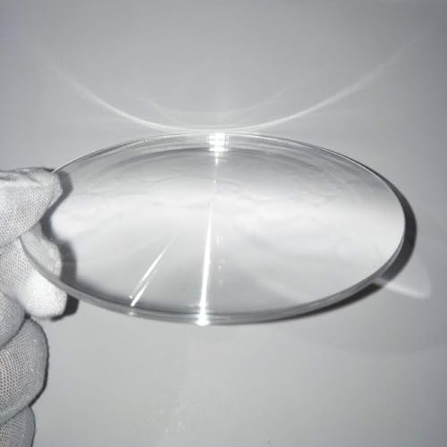 Φ100mm (3.94") Fresnel Lens, 50mm (1.97") Focal Length PMMA for Precision Inspection, LED Lighting Mods & Optical Thermal Experiments - size: Focal Length 50mm