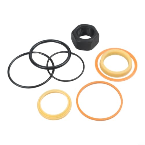 Hydraulic Lift Cylinder Seals Kit,7135489 Lift Hydraulic Cylinder Seal Kit For Bobcat 324 S530 S570 S590 T590 E16 Models For Loader And Excavator Maintenance