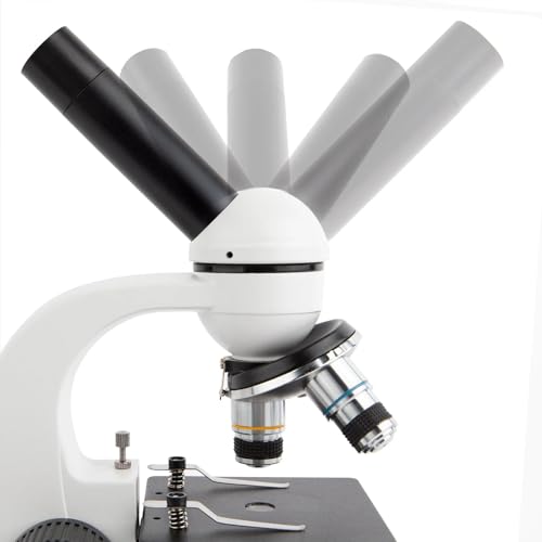 AmScope Rotating Monocular Compound Microscope, 40X-1000X Magnification - style: M158C-E