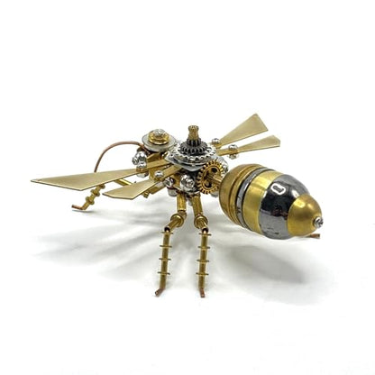 3D Metal Puzzle Mechanical Model Kit Steampunk Bee Insect 150+ Parts 2-3 Hours Build No Glue Screw Assembly Ideal Gift for Hobbyists Men Teens 14+ (Flying Ants) - style: Flying Ants