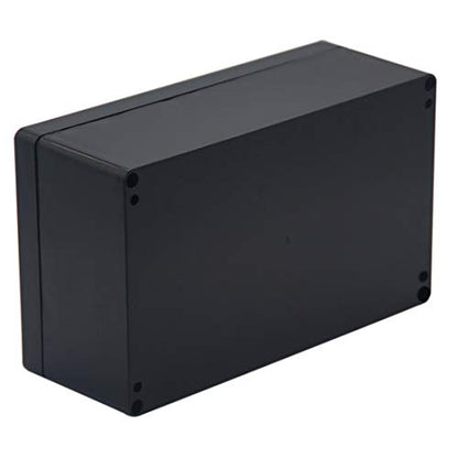 Junction Box IP65 Waterproof ABS Plastic Electrical Project Case Power Junction Boxes, Project Box with 4 PCS M16 Cable Glands 7.87 x4.72 x2.95 inch (200x120x75 mm) - color: Black, size: 7.87"x4.72"x2.95"