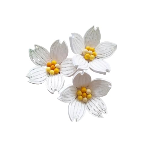 White Quilling Paper Strips 5mm Paper Filigee Scrolling Pure White 0.2inch Quilling Strip Craft Paper Quill Filigree Paper Coil Rolled Paper Strip (6)