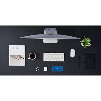Kaboon 45x20 inch Black Table Top Universal, Solid One-Piece Desktop, Reversible Melamine Countertop, Double Desks, L-Desk DIY - color: Black, size: 45x20