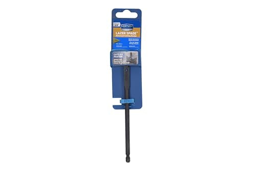 Century Drill & Tool 36424 Lazer Spade™ Bit, 3/8", Overall Length: 6" - size: 3/8" X 6"