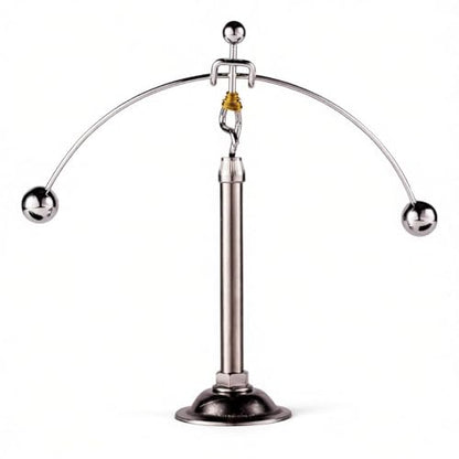 Sunnytech Steel Balance Toy Weightlifter Kinetic Art Balance Toy Balancing Decompressive Science Psychology Home Offic Decor Desk Decor WJ049 - style: WJ049