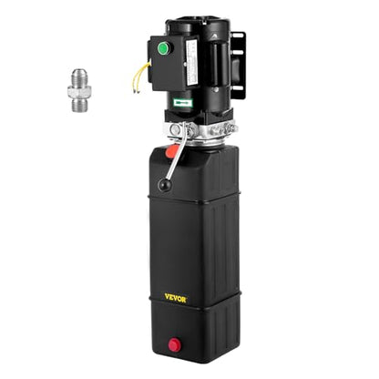 Mophorn Hydraulic Pump 2950 PSI 60HZ Hydraulic Power Unit 3 HP 220V Hydraulic Power Pack for 2 & 4 Post Lifts Car Lift Hydraulic Power Unit with 3.5 Gallon Reservoir - size: 14 Quart, style: Single Acting