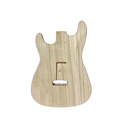 DBL DIY Electric Guitar Kit,Paulownia Body and Maple Neck,6-Strings