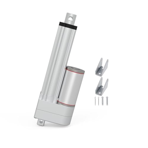 100mm 100N Electric Linear Actuator Motor, 12V High Load 22lbs Linear Actuators 51mm/s Linear Actuator Stroke with Mounting Bracket - size: 4", style: 22lbs