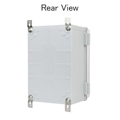 Junction Box IP65 Waterproof ABS Plastic Enclosure Hinged PC Clear Cover Electrical Project Box with Mounting Plate, Wall Brackets, Cable Glands 11.8"x 7.9" x 7.1" - color: Clear Cover, size: 11.8"x 7.9" x 7.1"