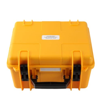 ETCR3100C Digital Soil Resistivity Tester 4‑Digit LCD Earth Ground Meter IP65 Supports 2, 3 and 4‑Wire US AC 100‑240V 0.00-30.00kΩ/0.00Ωm‑900kΩm