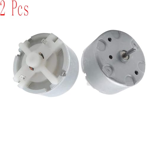 RF-500TB-14415 Mini Electric DC Motor 1.5V-5V 2700RPM DC Motor 32mm Diameter Motor, Pack of 2 - style: RF-500TB-14415