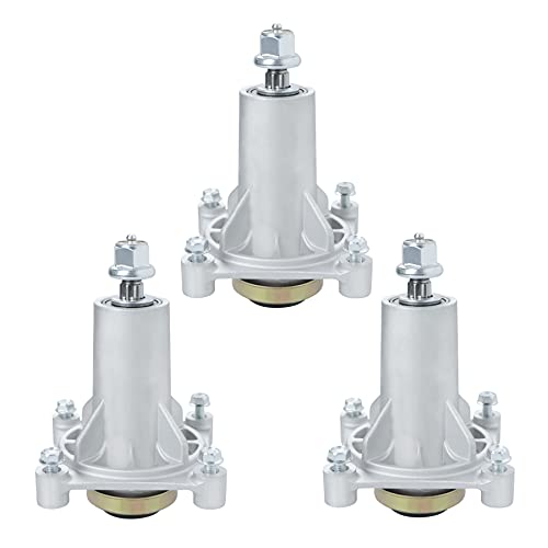 3 Pack Spindle Assembly Fits for Craftsman 187292 192870 YT4000 YS4500 Z254 YTH 2042 YTH 2246 532187292 for AYP Husqvarna 532192870 for 42 and 54 Inch Deck - size: 3 Spindle