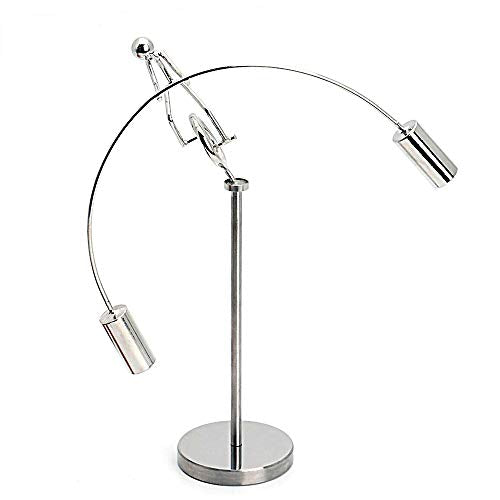 Sunnytech Unicycle Weightlifter Stainless Steel Physics Balancing Tumbler Kinetic Art Balance Toy Decompressive Science Psychology Home Offic Decor Desk Toy WJ143 - style: WJ143